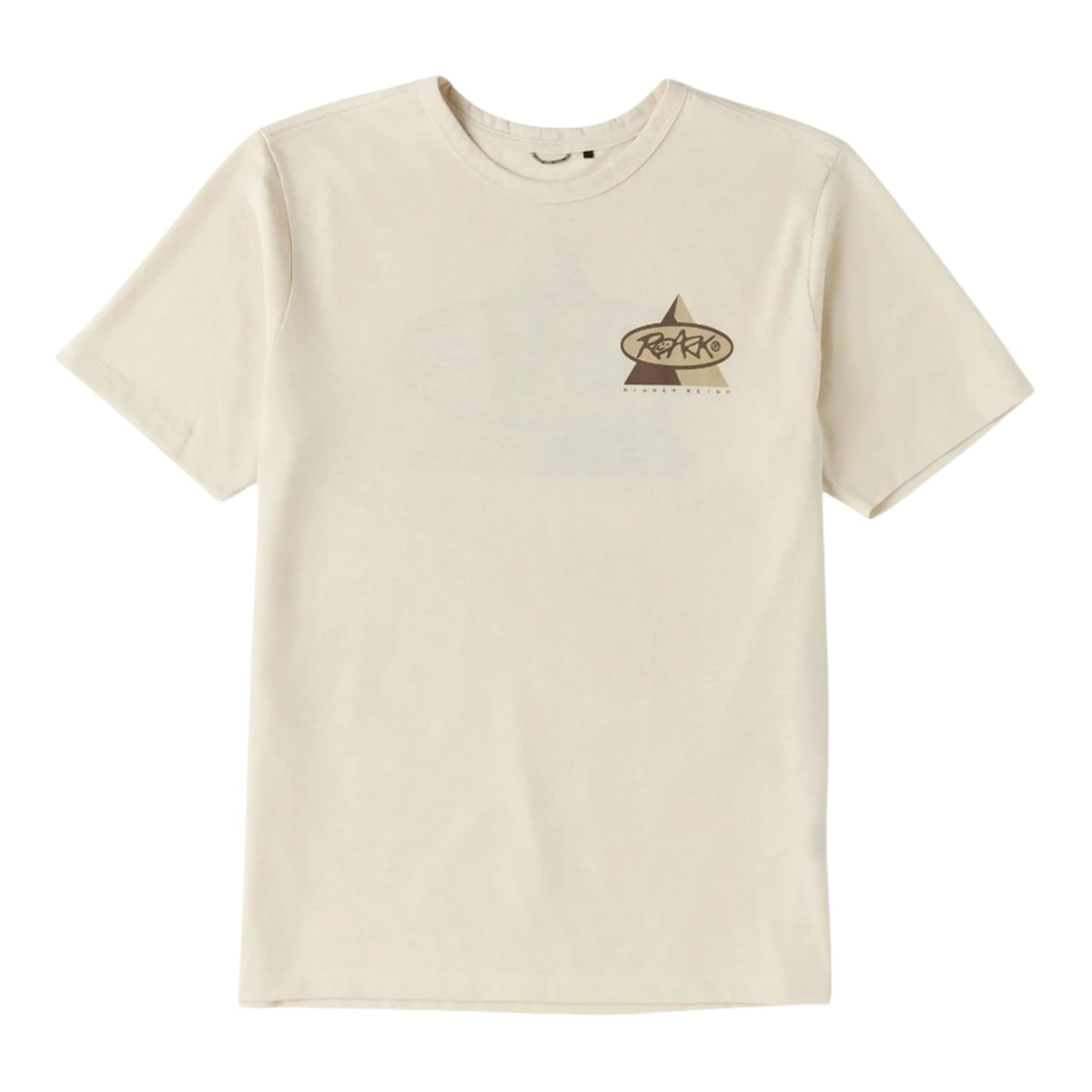 Roark - Mathis Active Graphic Tee - sand - teeshirt running hommes