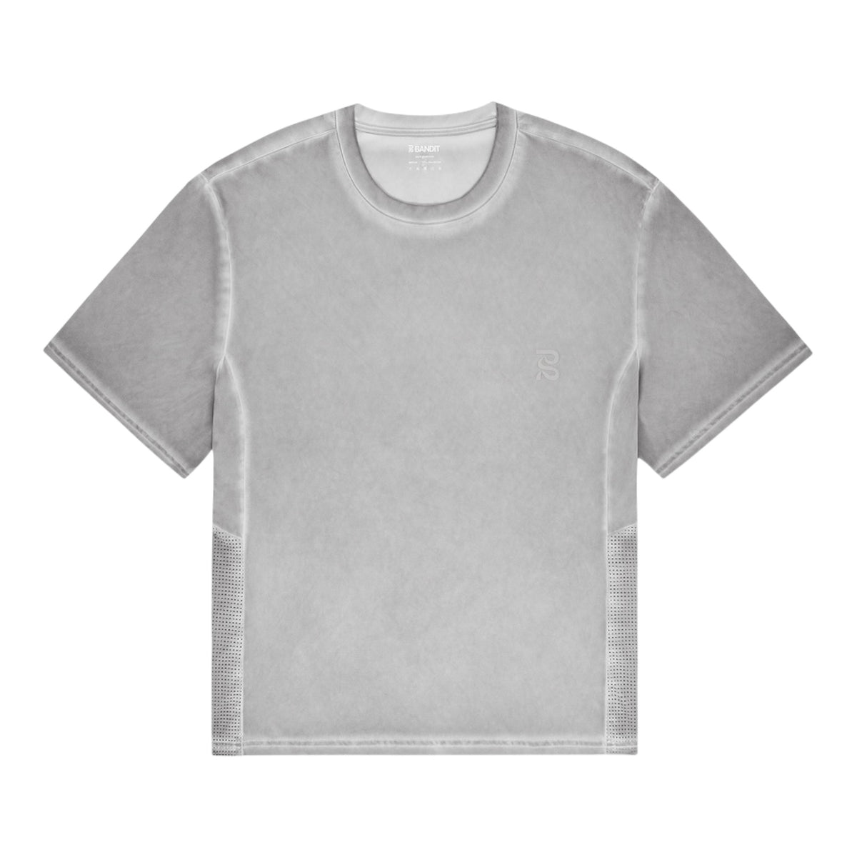 Bandit - Men’s FRIOSOFT™ Perforated Box Tee - concrète taupe - Teeshirt Running homme