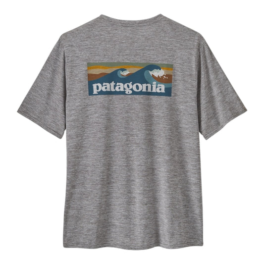 Patagonia - Men's Capilene® Cool Daily Graphic Shirt Waters - feather grey - teeshirt running hommes