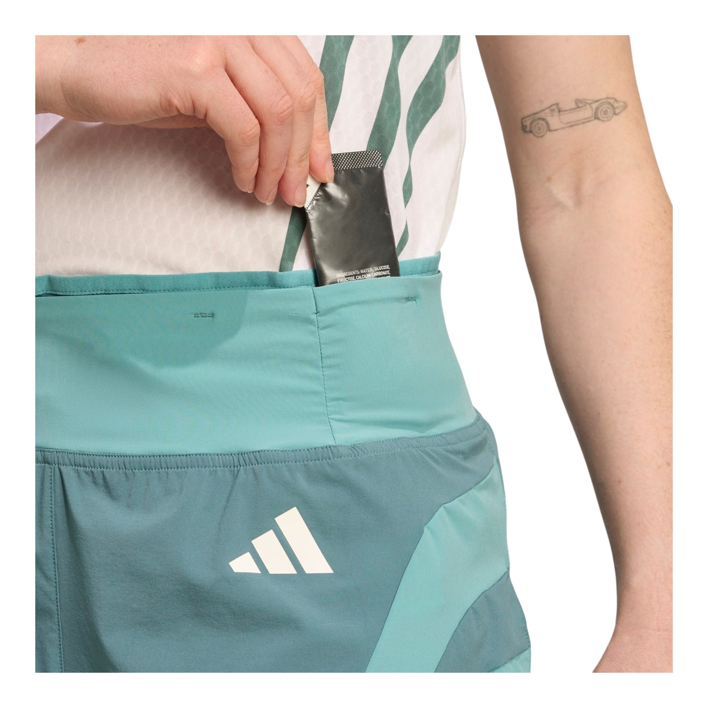 Adidas - Adizero Archive Gel Short W - preloved teal - Short running femmes