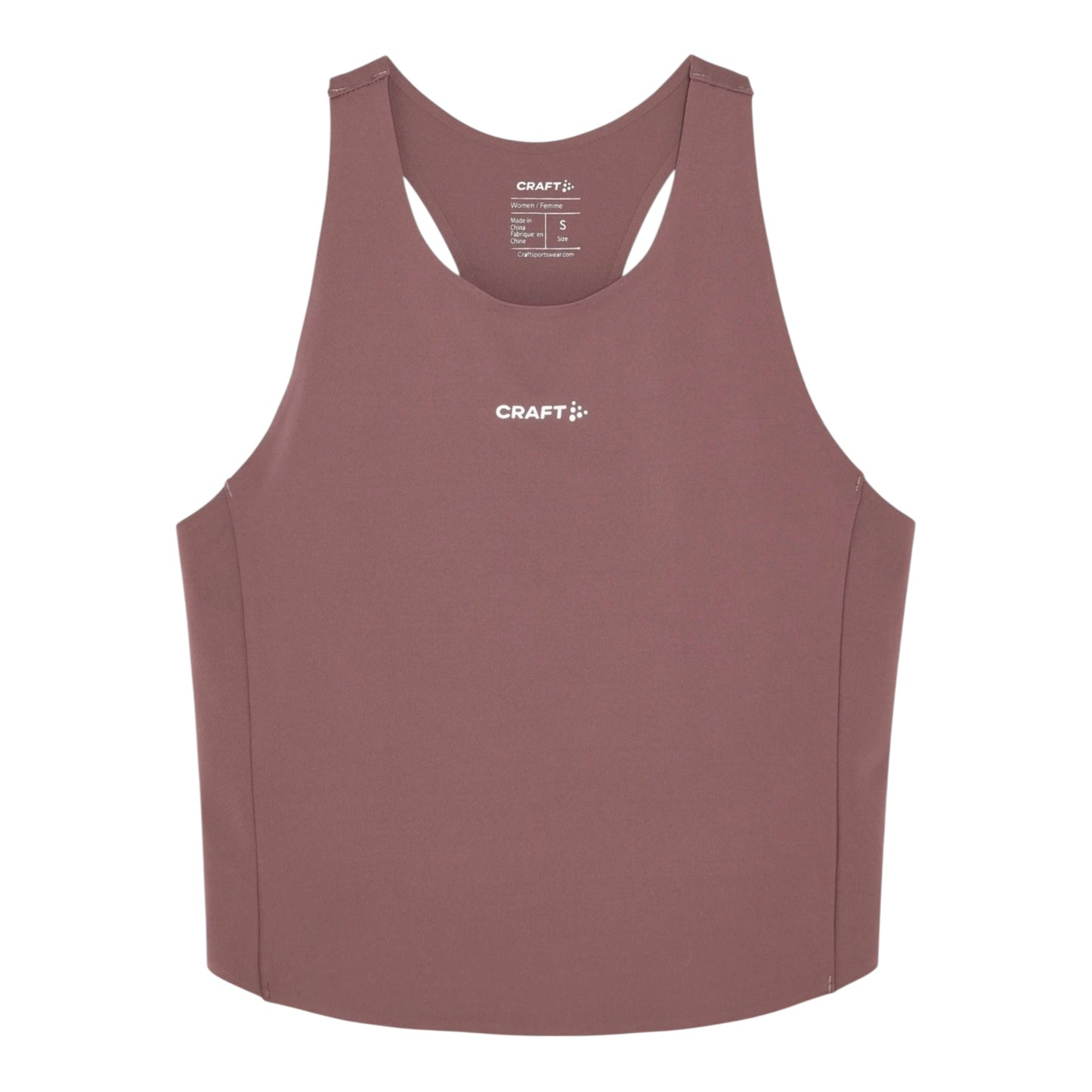 Craft - Hypervent Cropped Pocket Singlet W - flint - débardeur running femmes