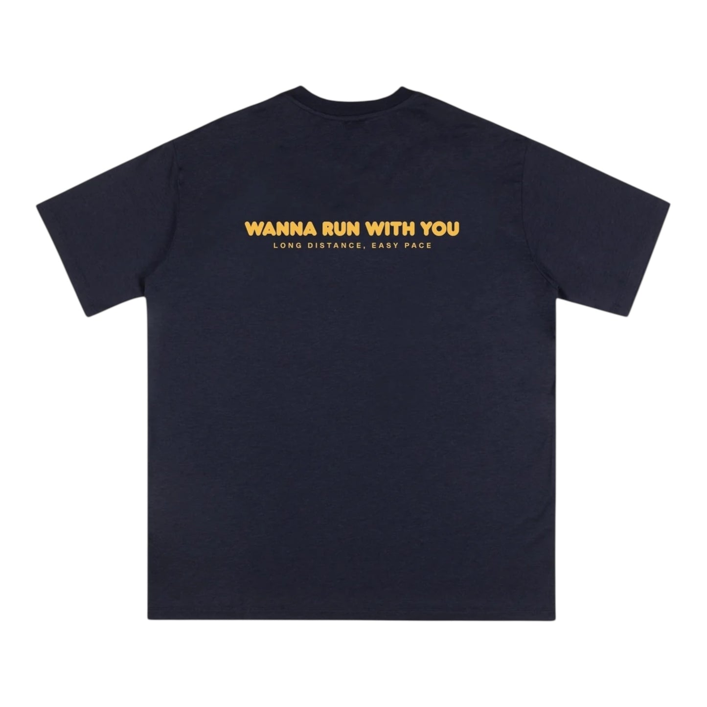 Peaufine Athletics - Wood T-shirt™ Wanna Run - navy - Teeshirt Running Hommes