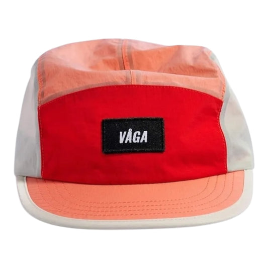 Våga - Pacer Cap - Flame Red / Coral / Dust Grey- casquette running unisexe