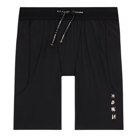 Bandit - Men’s SOLITE™ 5 Pocket Half Tights - black - Cuissard Running hommes