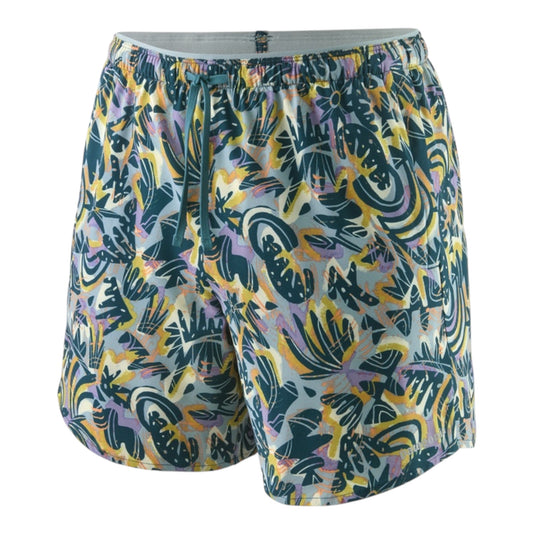 Patagonia - Women's Multi Trails Shorts - 5½" - Wild Botanist / Thermal Blue - short running femmes