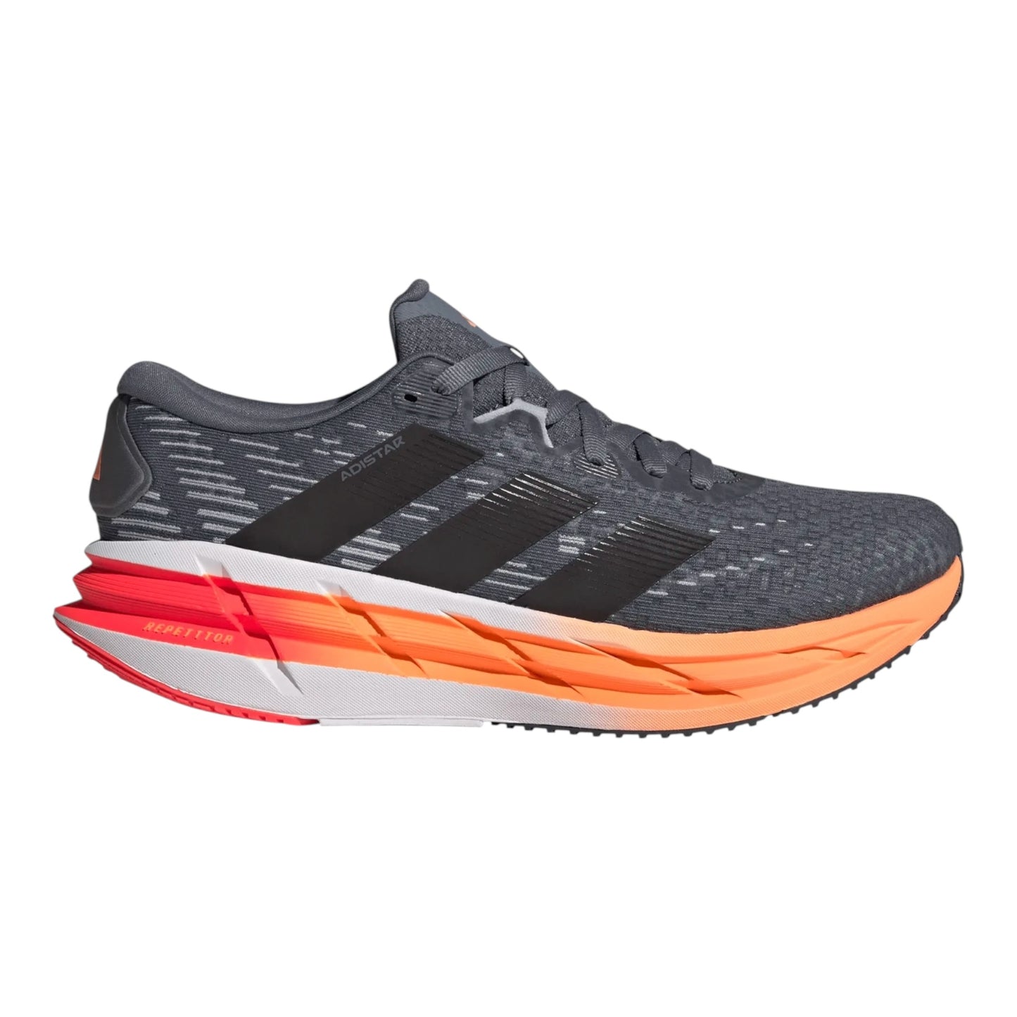 Adidas - Adistar 4 - Onix / Core Black / Lucid Orange - Chaussures running hommes