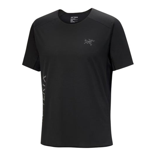 Arc’teryx - Norvan Downword Logo SS Tee - black - teeshirt running hommes