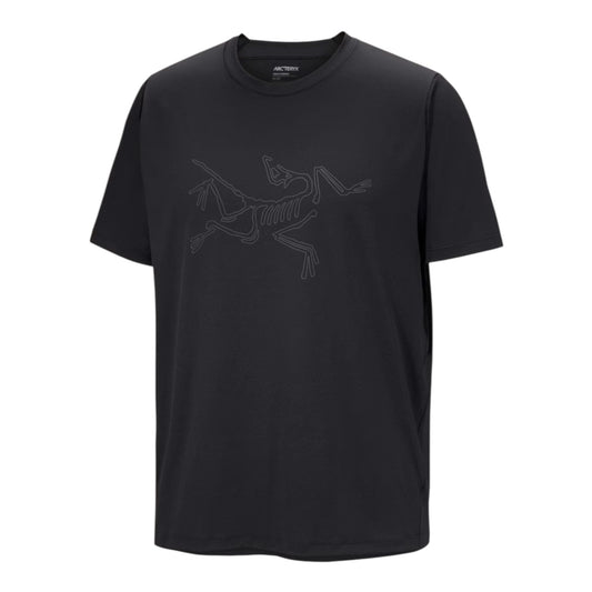 Arc’teryx - Cormac Logo SS Tee - black - teeshirt running hommes