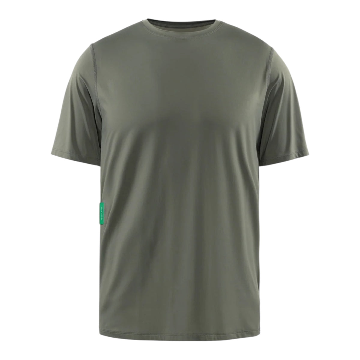 District Vision - Ultralight Short Sleeve Aloe Tee - oyster - Teeshirt Running hommes