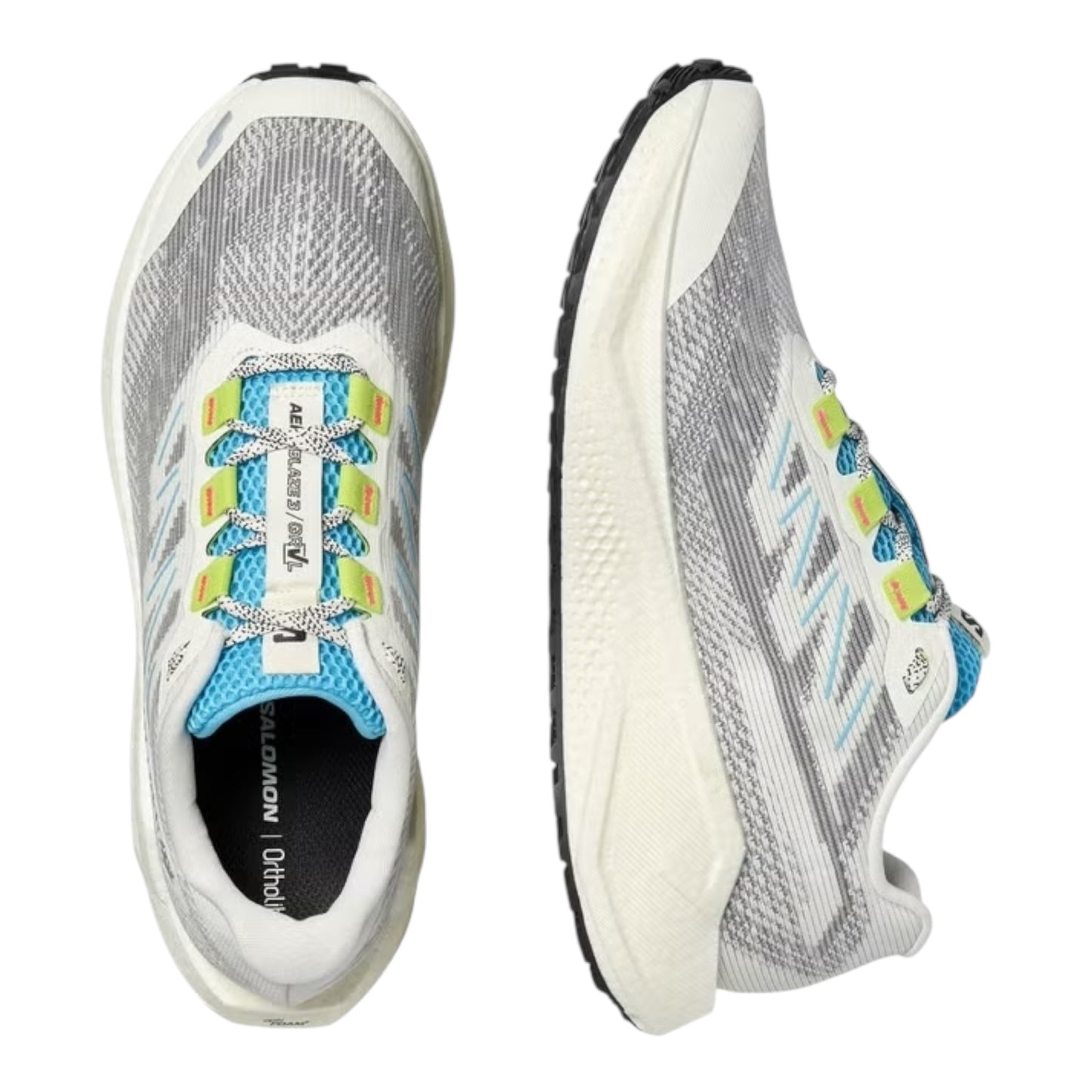 Salomon - Aero Blaze 3 GRVL - Vanilla Ice / Ojos Del Salar -  Chaussures running hommes