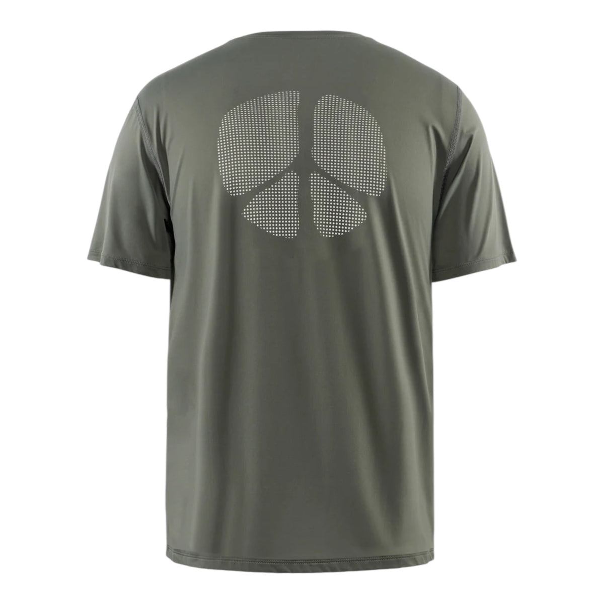 District Vision - Ultralight Short Sleeve Aloe Tee - oyster - Teeshirt Running hommes
