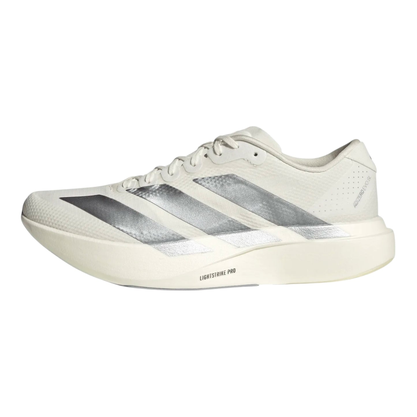 Adidas - Adizero Evo SL - core White / Core white / halo silver - Chaussures running hommes