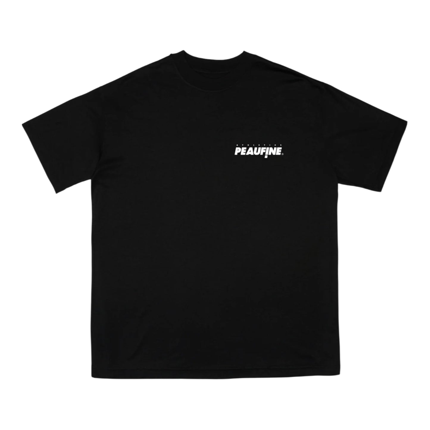 Peaufine Athletics - Wood T-shirt™ Original - black - Teeshirt Running Hommes