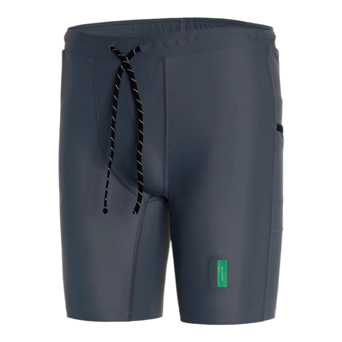 District Vision - 7" Recycled Tights - granite - Cuissard Running hommes