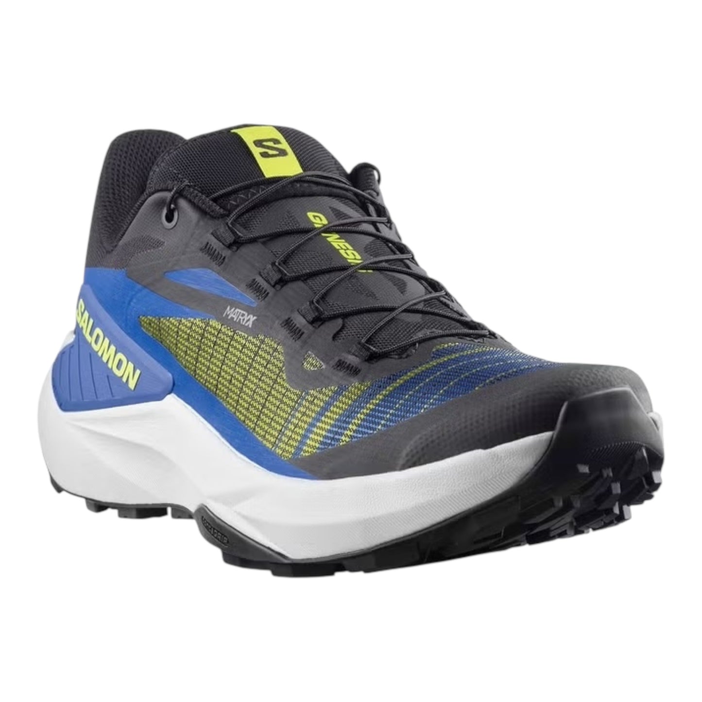 Salomon - Genesis - Black / Acid Lime - Chaussures trail running hommes