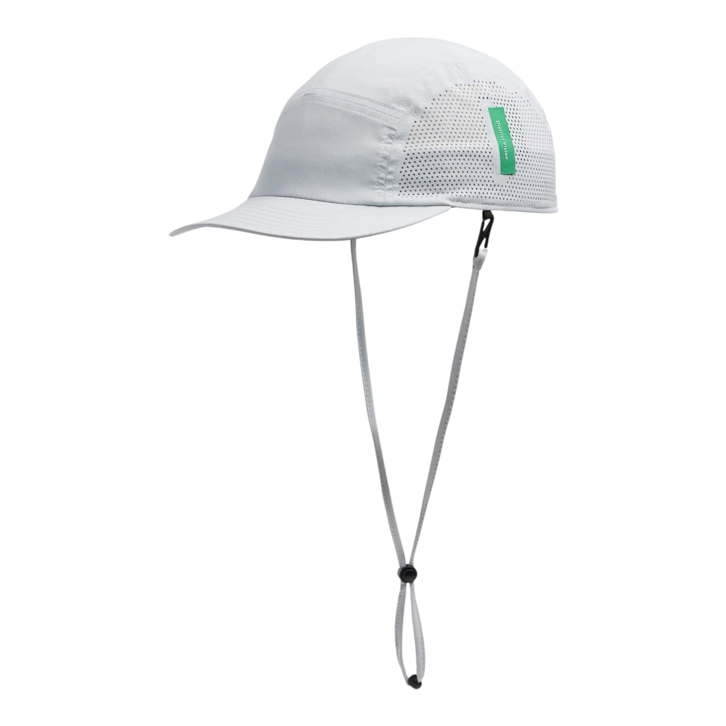 District Vision - Perforated Strap Hat - light grey - casquette running unisexe
