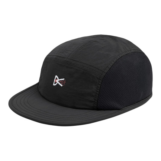 District Vision - Nylon Paneled Mesh Hat - black - casquette running unisexe