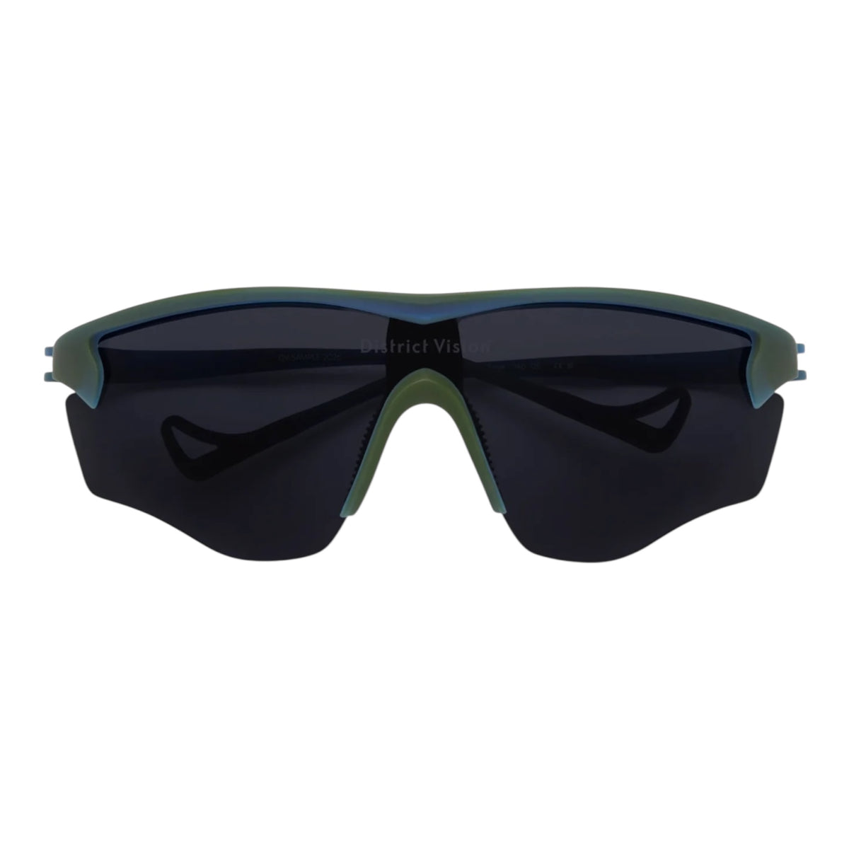 District Vision - Junya Racer - Iridescent / D+ Blue Ice - lunettes Running unisexe