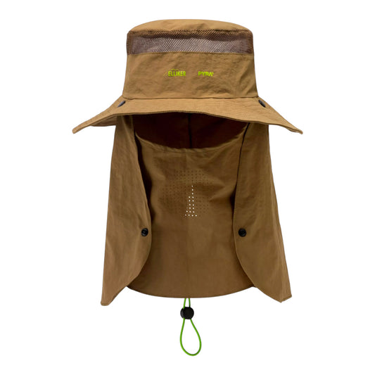 Elliker X Pyra - Feizor Packable Bkt Hat Neck & Face Cvr - DK sand - chapeau