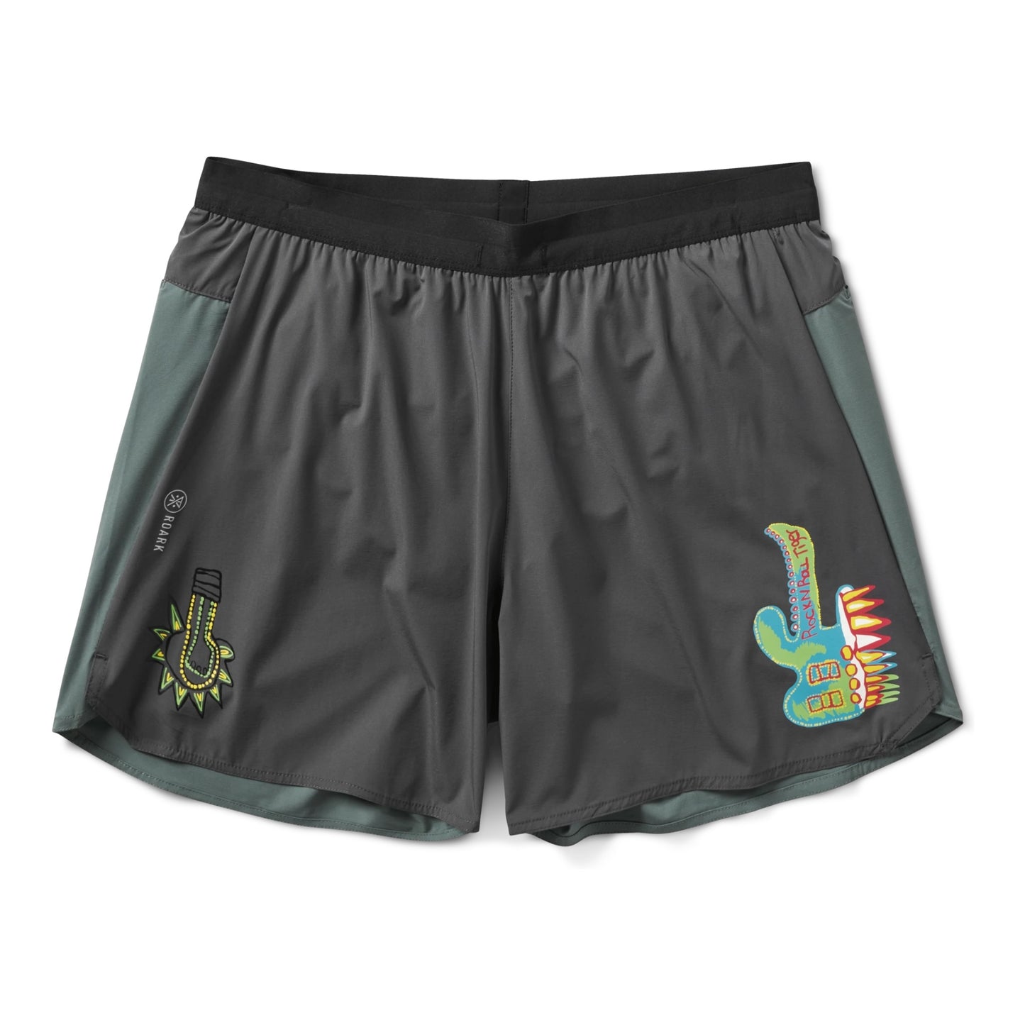 Roark Run Amok - Alta Shorts 5" - charcoal - short running hommes