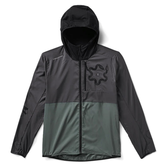 Roark Run Amok - Secondwind 3.0 Anorak Jacket Packable - charcoal - veste running hommes