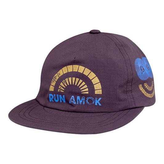 Roark Run Amok - 5 Panel Hat - purple ash - casquette running unisexe