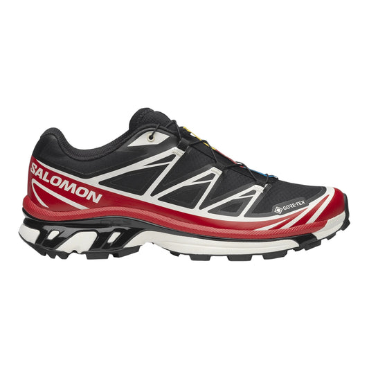 Salomon - XT-6 Gore-Tex - Black / Flame Scarlet / Vanilla Ice - chaussures unisexe