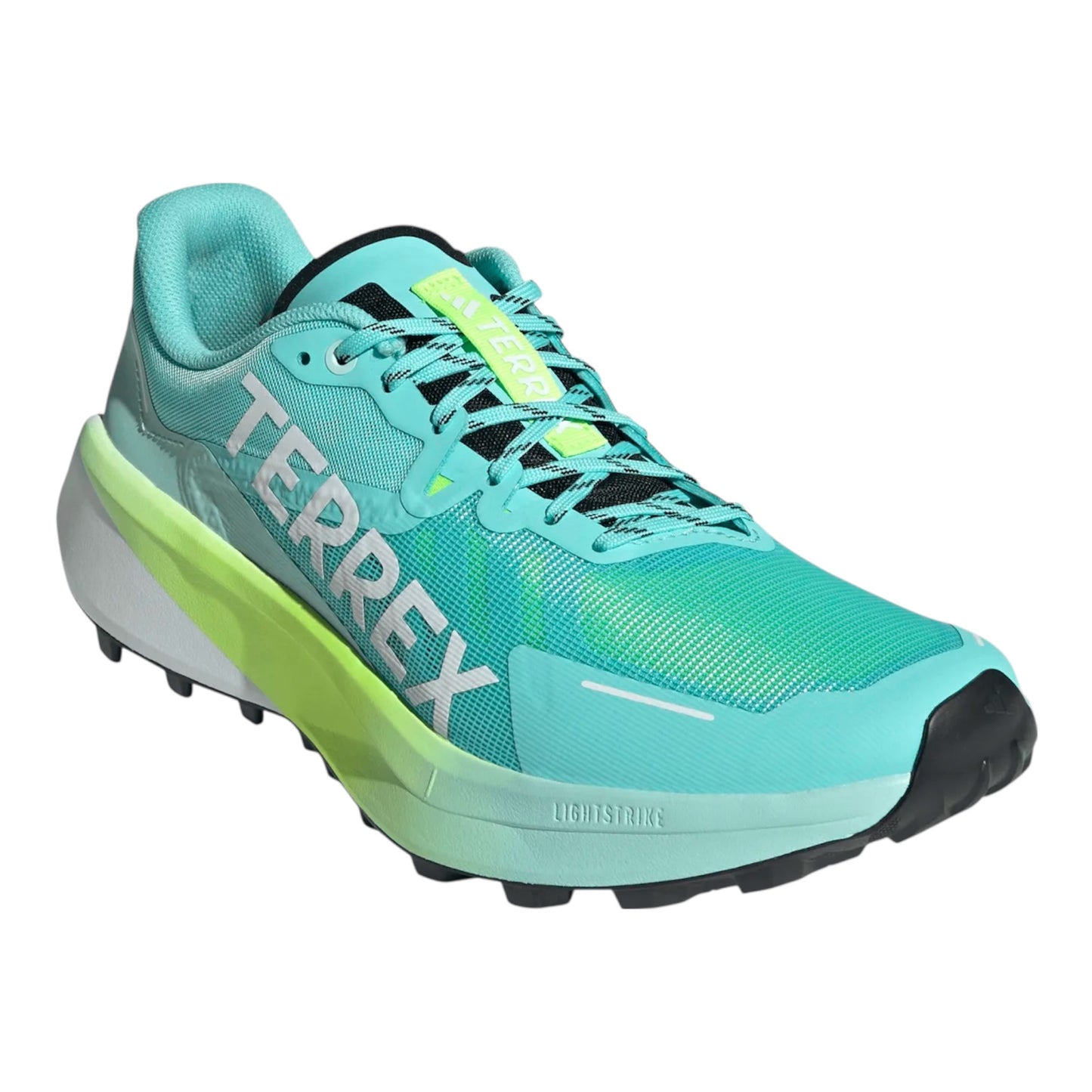 Adidas - Terrex Agravic 3 - Flash Aqua / Cloud White / Lucid Lemon - Chaussures trail running hommes