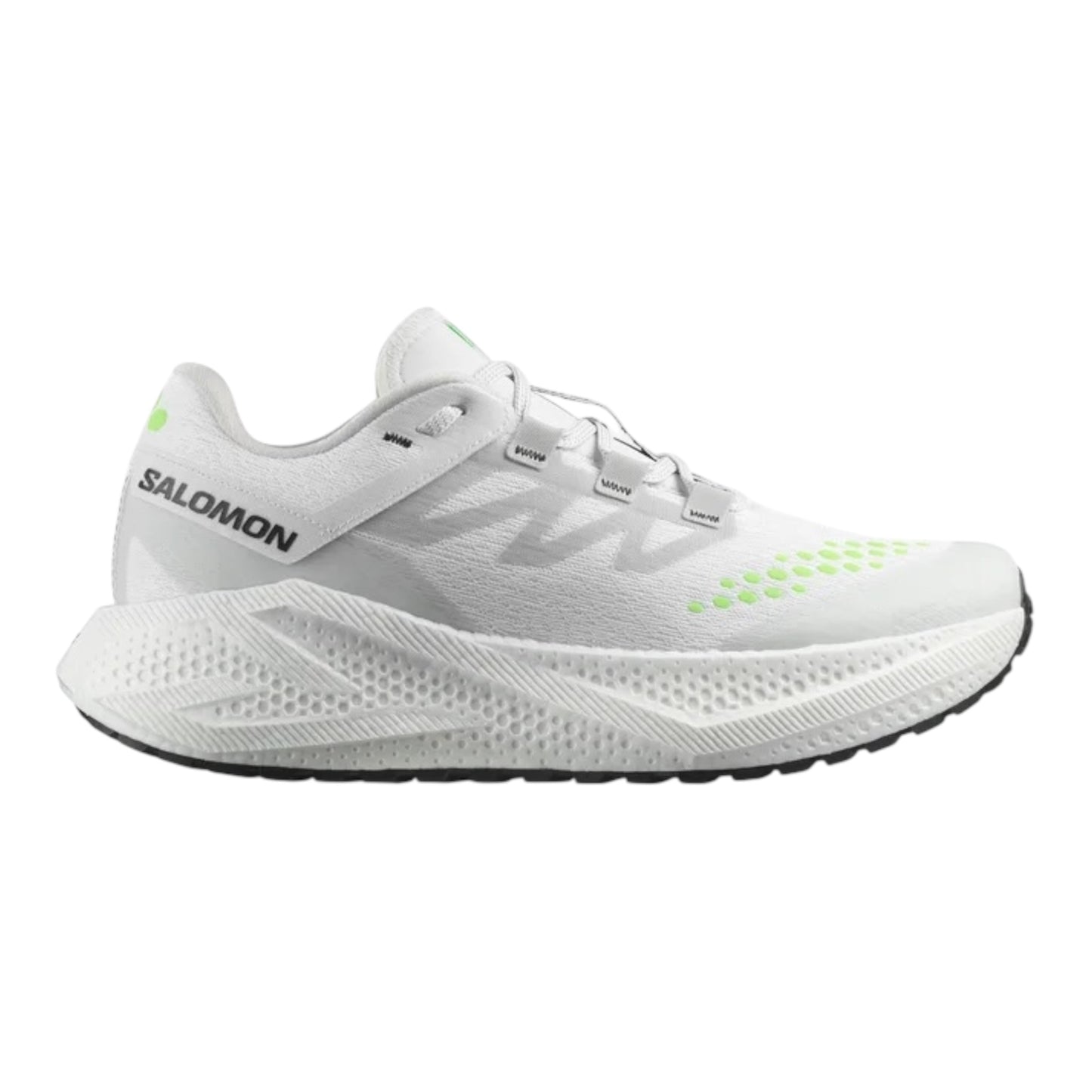 Salomon - Aero Glide 3 GRVL - white / ftw silver / green gecko - Chaussures running hommes