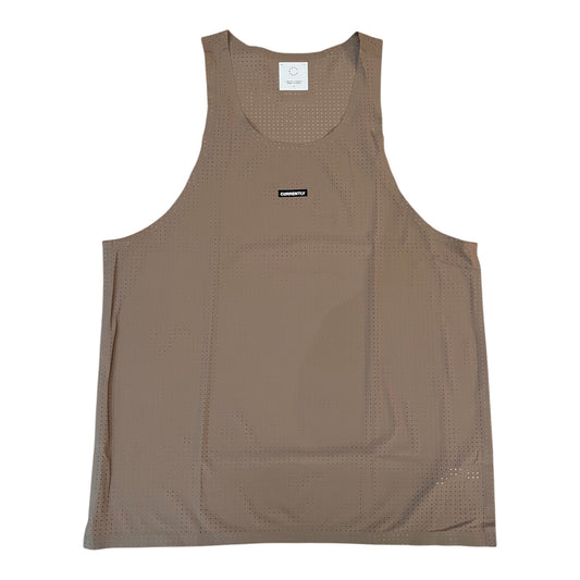 Currently - C-R™ Pro Singlet - sand - débardeur Running hommes
