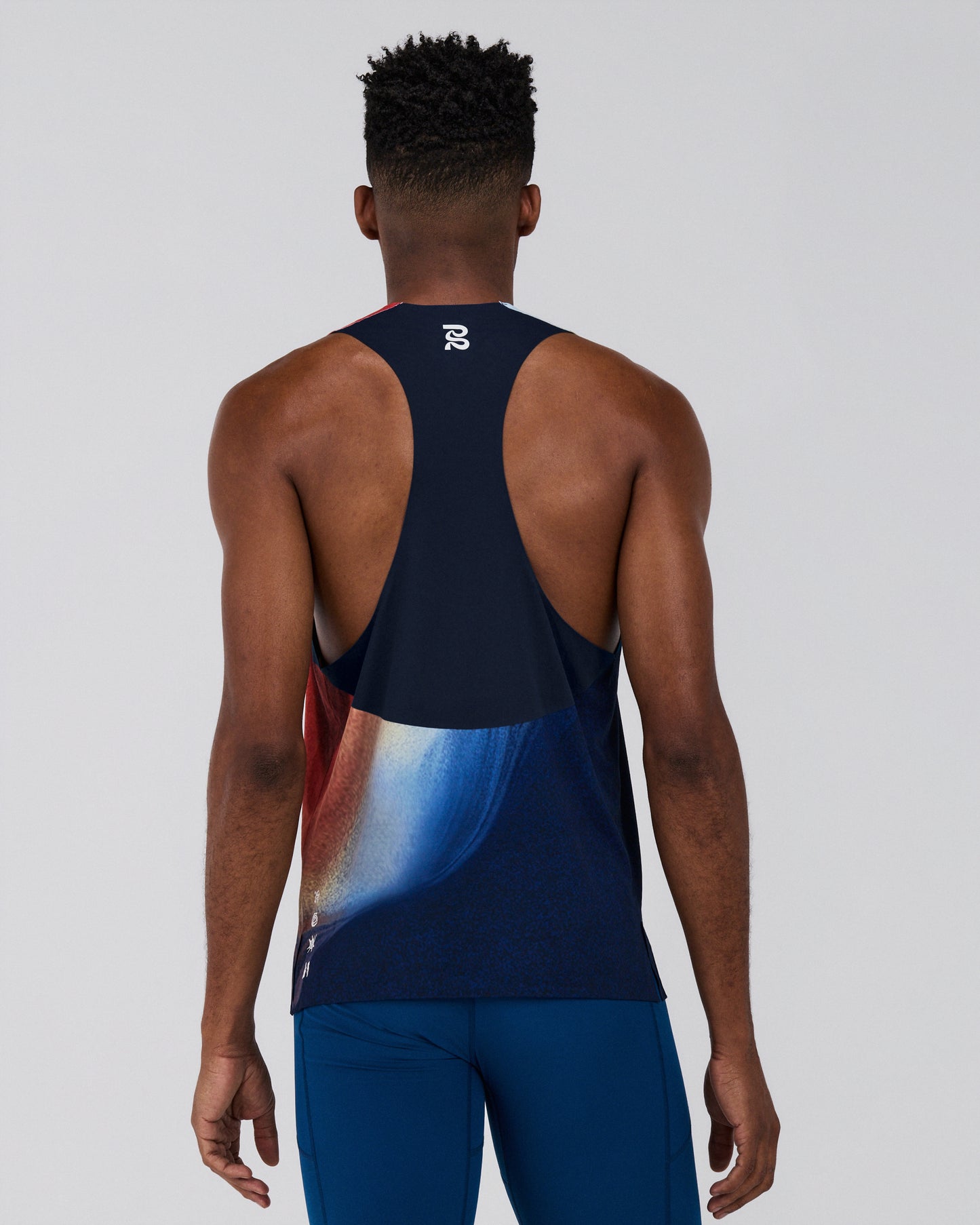 Bandit - Men’s SPECTER™ Race Singlet - thermal field rusted apricot - Débardeur Running hommes