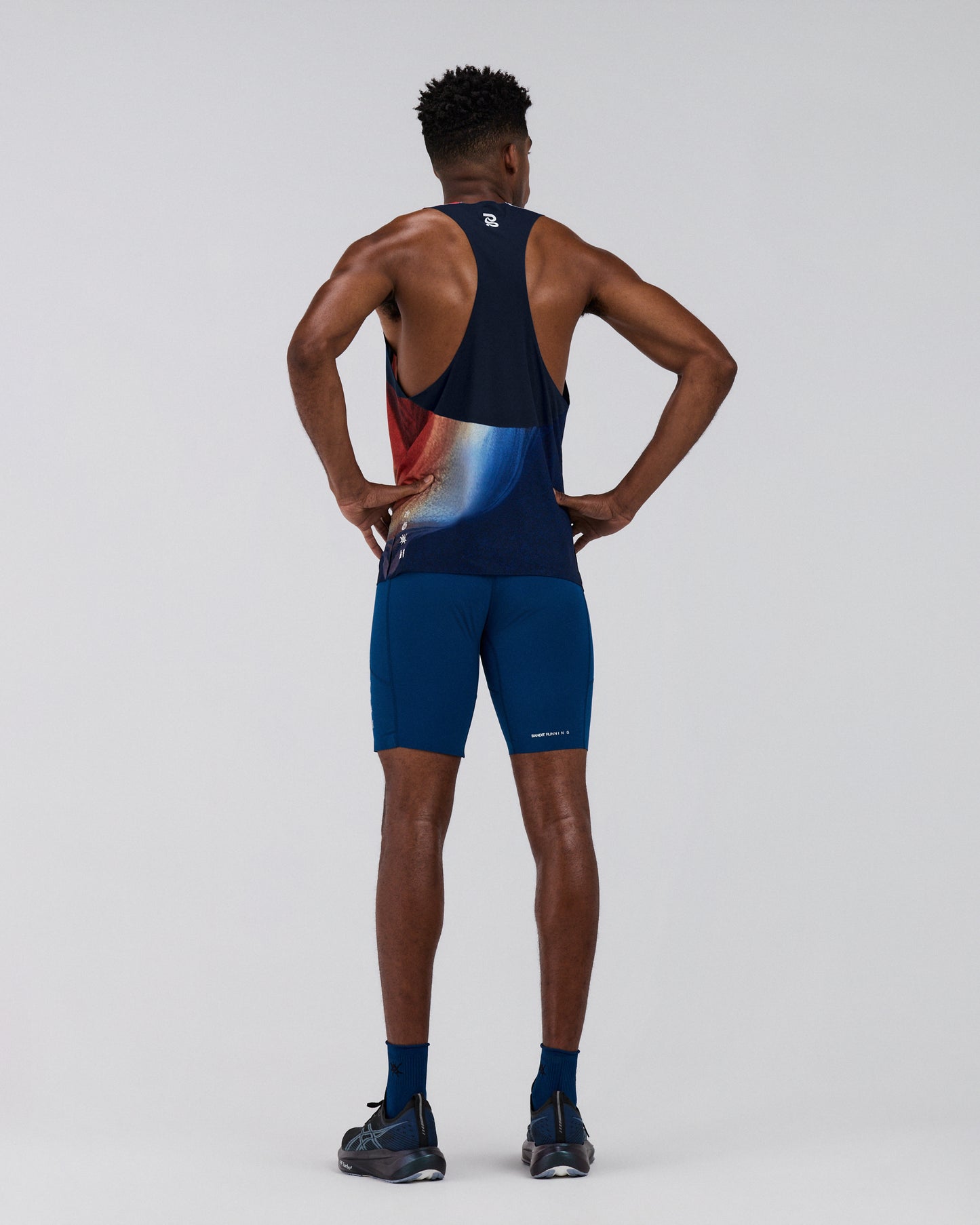 Bandit - Men’s SPECTER™ Race Singlet - thermal field rusted apricot - Débardeur Running hommes