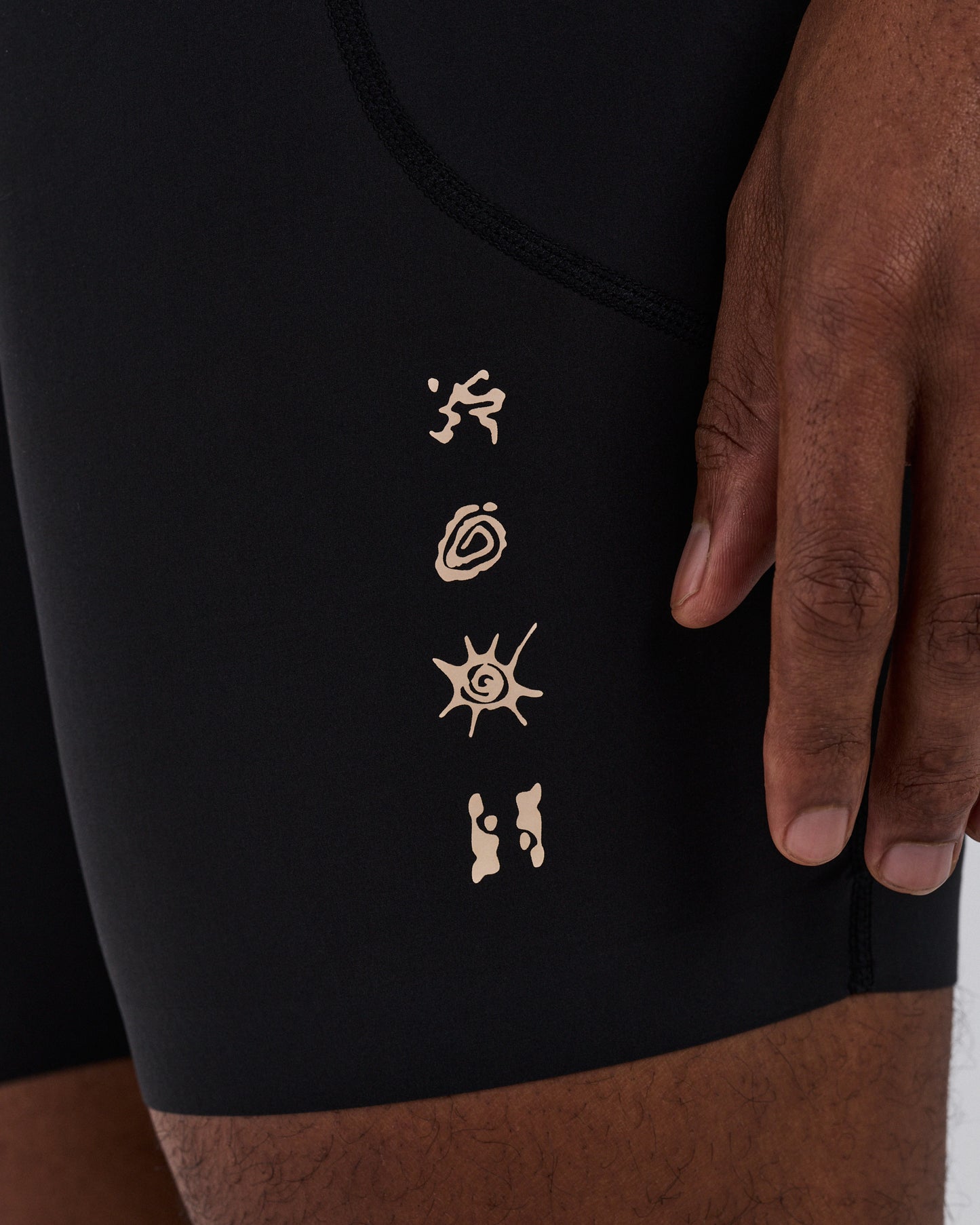 Bandit - Men’s SOLITE™ 5 Pocket Half Tights - black - Cuissard Running hommes