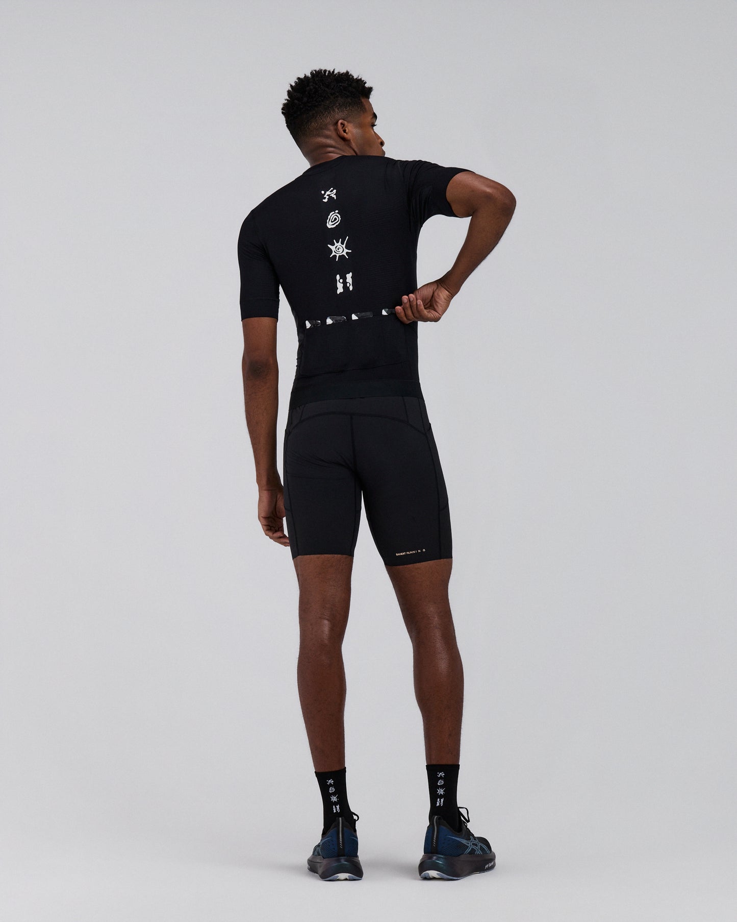 Bandit - Men’s SOLITE™ 5 Pocket Half Tights - black - Cuissard Running hommes