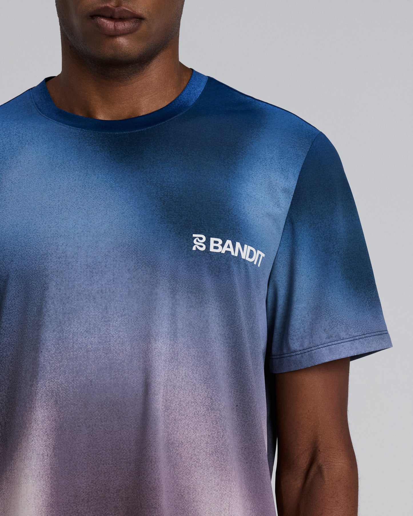 Bandit - Men’s SPECTER™ Performance Tee - flow state aegean multi - Teeshirt Running hommes
