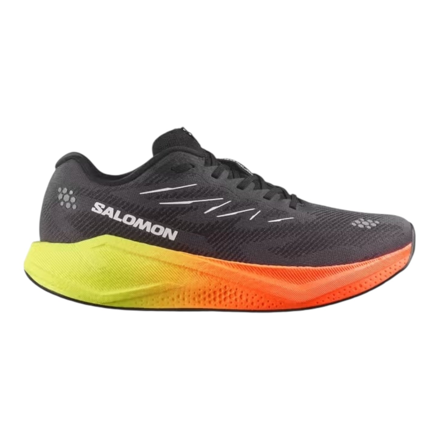 Salomon - Aero Blaze 4 Gradient - Black / White / Safety Yellow -  Chaussures running hommes