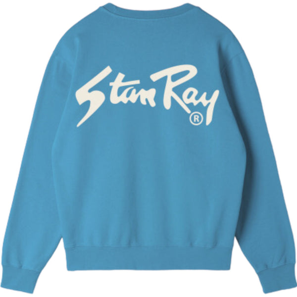 Stan Ray - Stan Crew Sweatshirt - gulf blue / natural